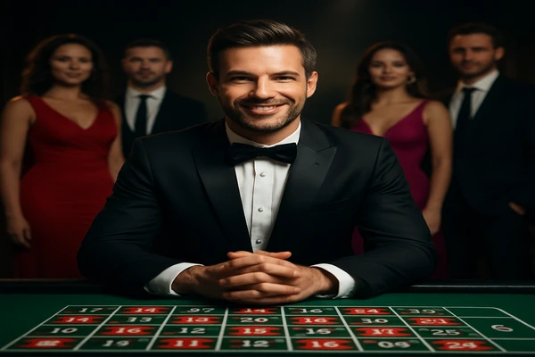 নিয়ন আলো ছড়ানো আধুনিক ক্যাসিনোর পরিবেশে সুনিপুণ ও মার্জিত উপস্থাপনা