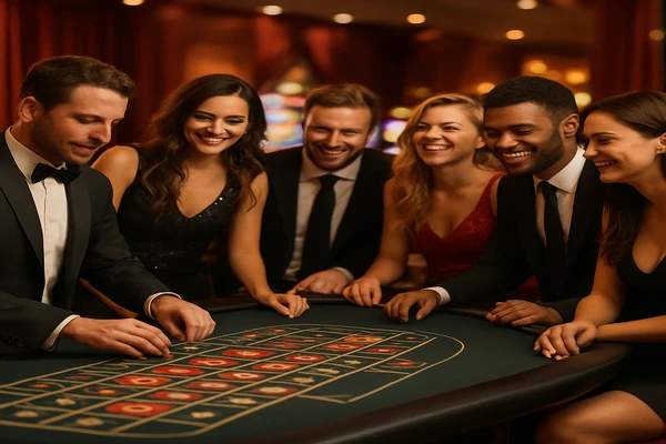 লাইভ টেবিল গেম সেটআপে ডিলারের উপস্থিতি